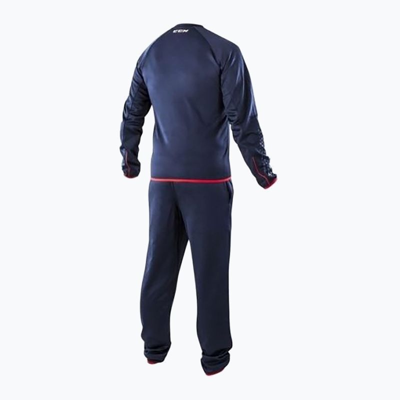 Детски спортен костюм CCM Locker Suit JR navy 3