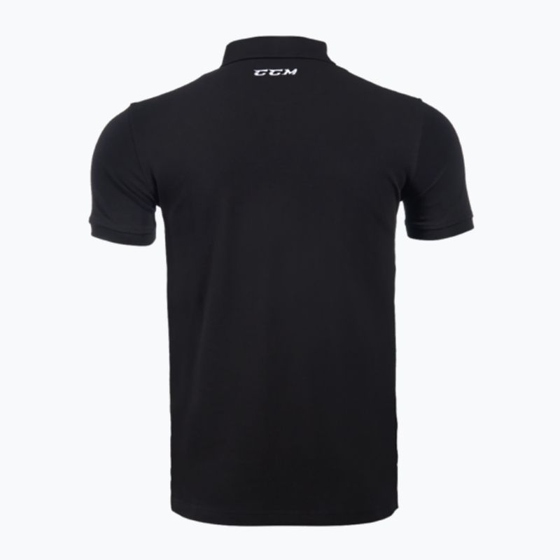 Мъжка тениска CCM Polo SR черна 2