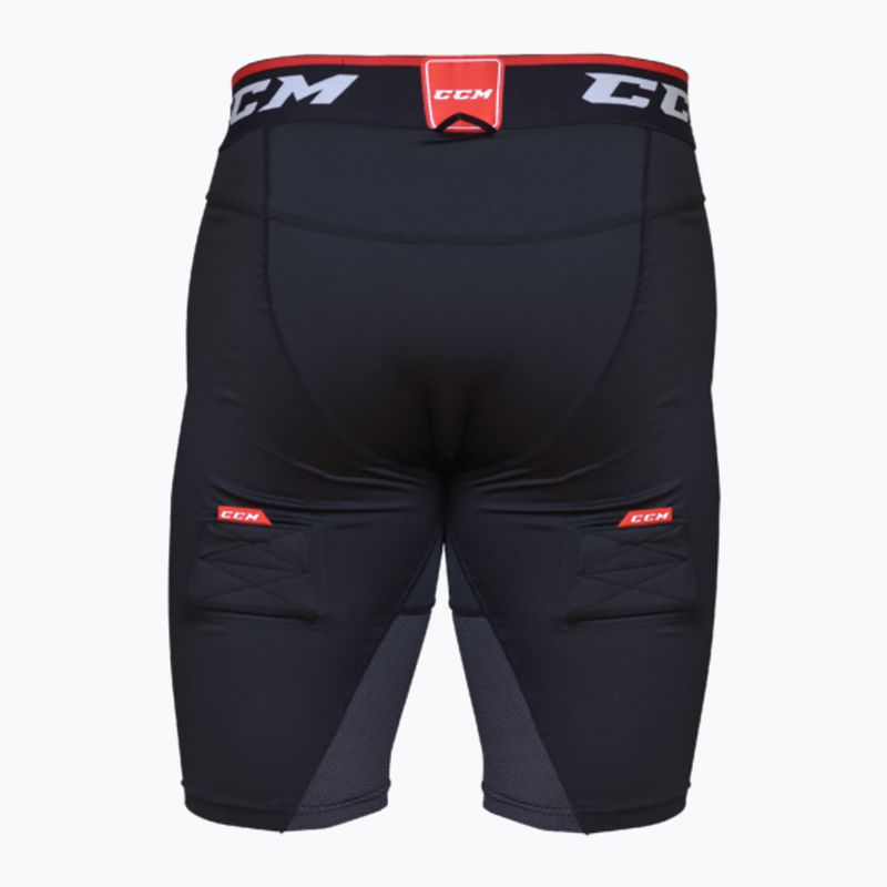 Мъжки къси панталони за хокей CCM Ribano Compresion Jock SR black 2