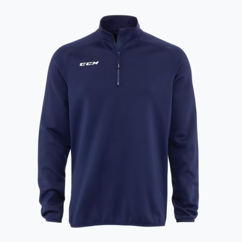 Суитшърт CCM Locker Room 1/4 navy