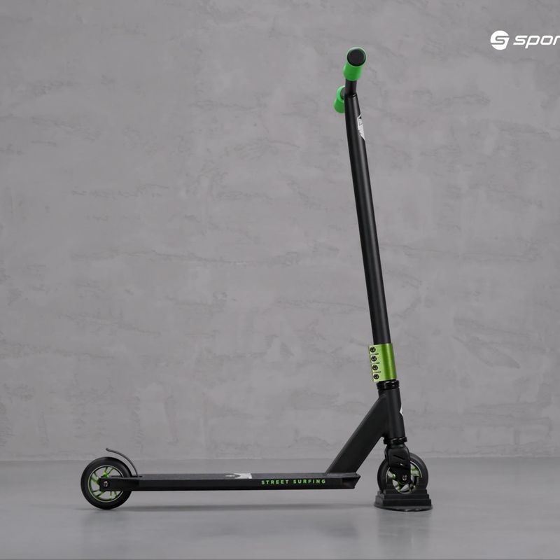 Street Surfing Stunt Scootter Bandit черен/зелен 8