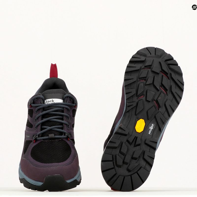 Дамски ботуши за трекинг Jack Wolfskin Force Striker Texapore Low purple 4038893 10