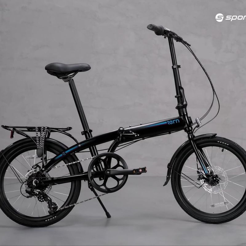 Сгъваем градски велосипед Tern Link B8 черен 18