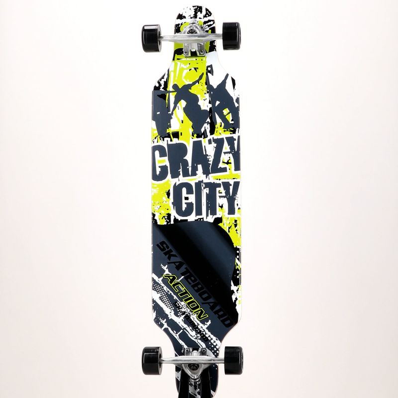 Механичен лонгборд Crossy 40x9 PW черен 828 11