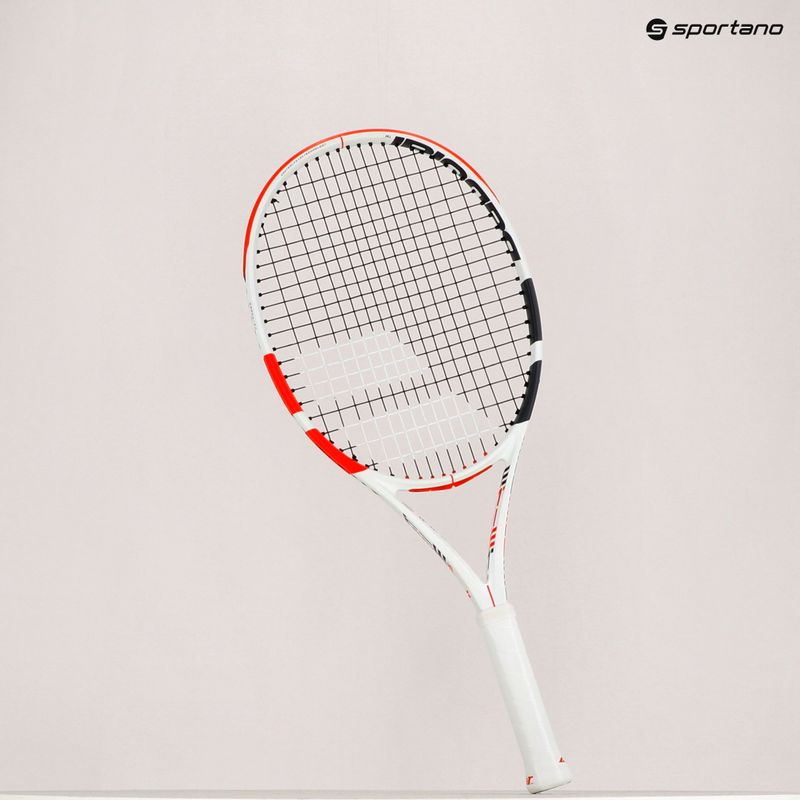 Детска тенис ракета BABOLAT Pure Strike 25 бяла 140400 8