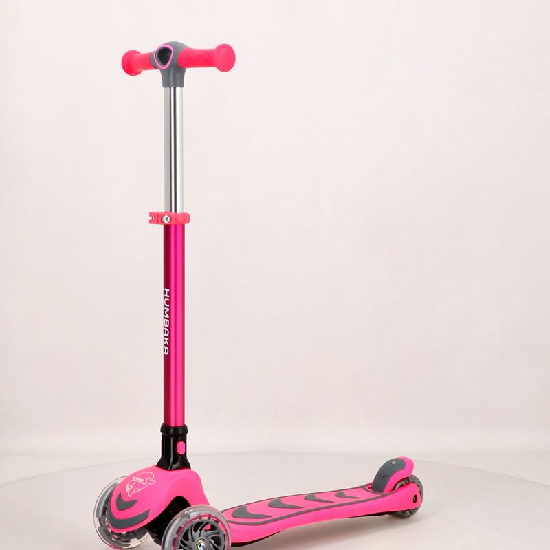 Детски триколесен скутер HUMBAKA Mini T розов HBK-S6T 23