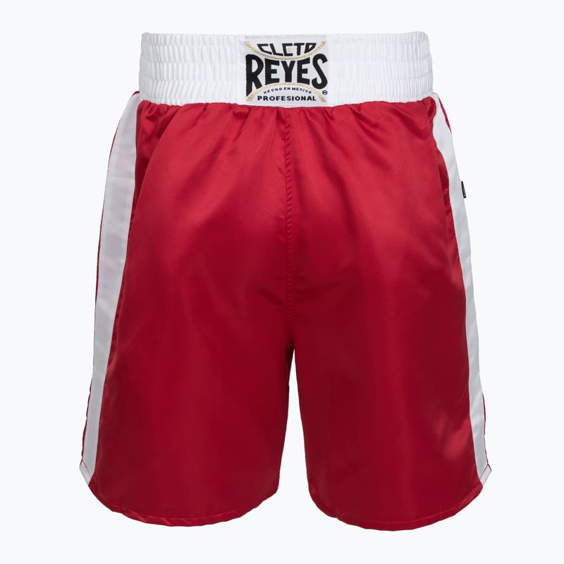 Мъжки боксови шорти Cleto Reyes Satin red/white 2