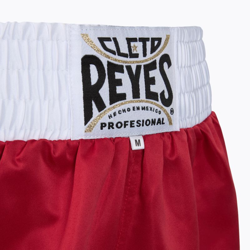 Мъжки боксови шорти Cleto Reyes Satin red/white 3