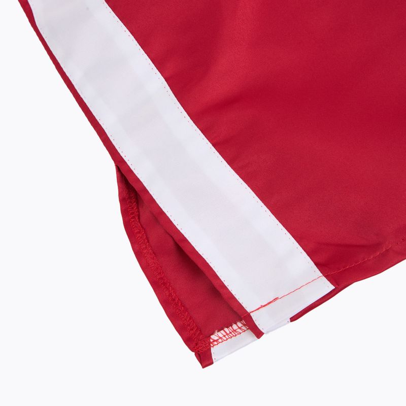 Мъжки боксови шорти Cleto Reyes Satin red/white 4