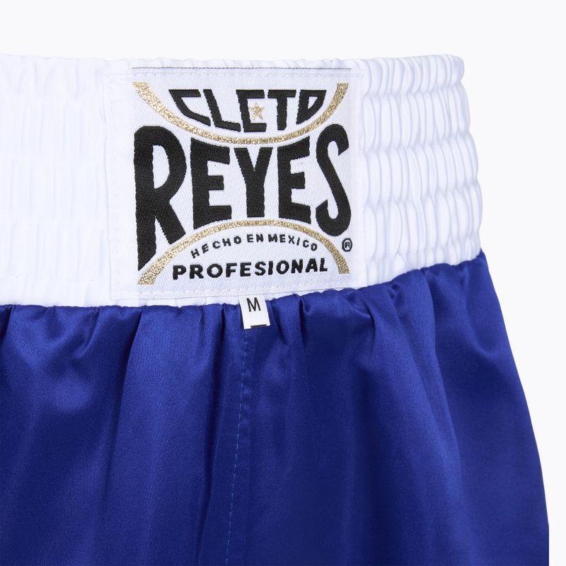 Мъжки боксови шорти Cleto Reyes Satin blue/white 3
