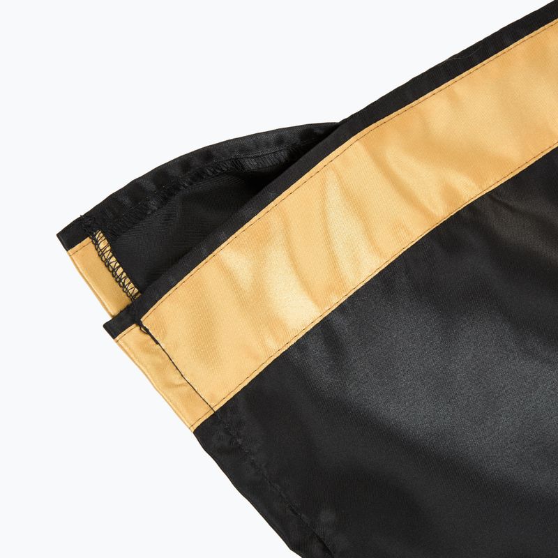 Мъжки боксови шорти Cleto Reyes Satin black/gold 4