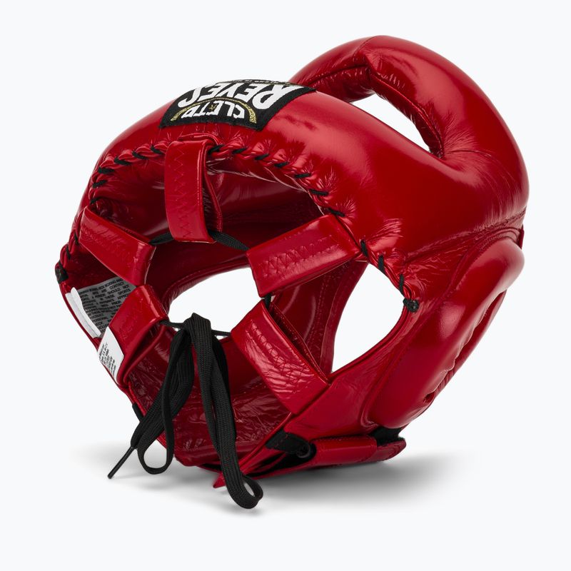 Боксьорска каска Cleto Reyes With Pointed Face Nylon Bar red 6