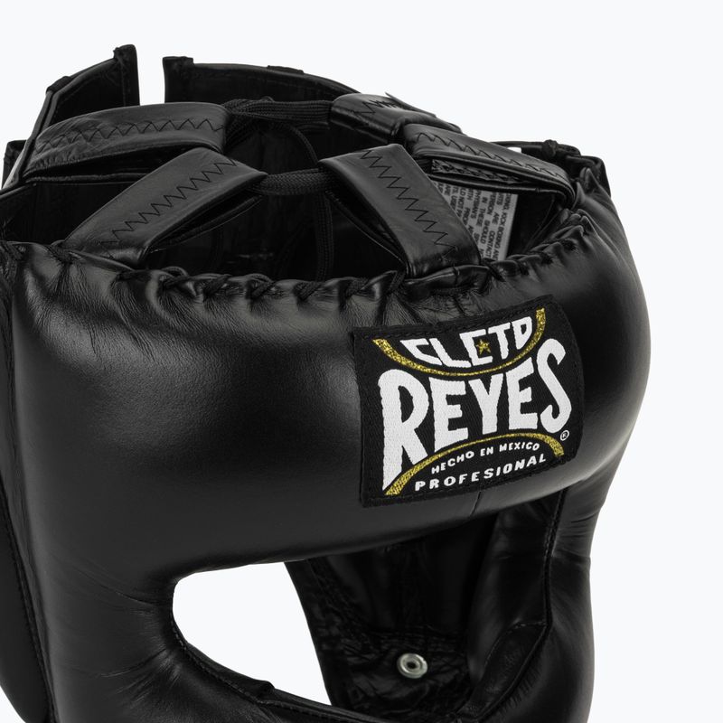 Боксова каска Cleto Reyes With Pointed Face Nylon Bar black 4