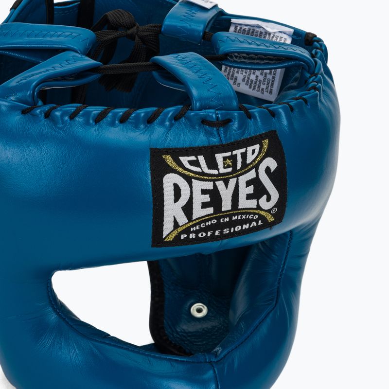 Боксьорска каска Cleto Reyes With Pointed Face Nylon Bar blue 4