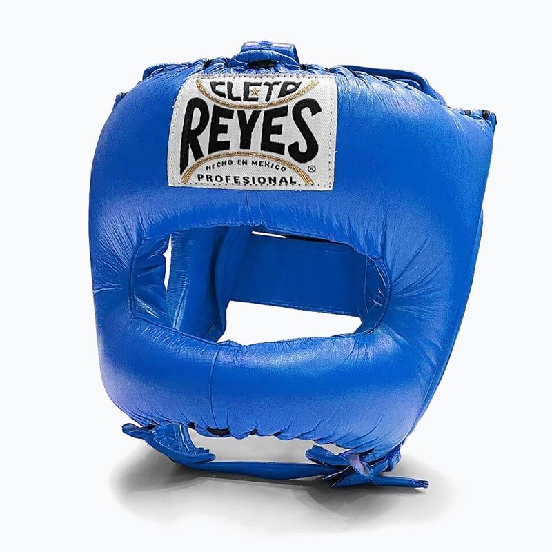Боксов шлем Cleto Reyes с остър връх, найлонова лента, синьо