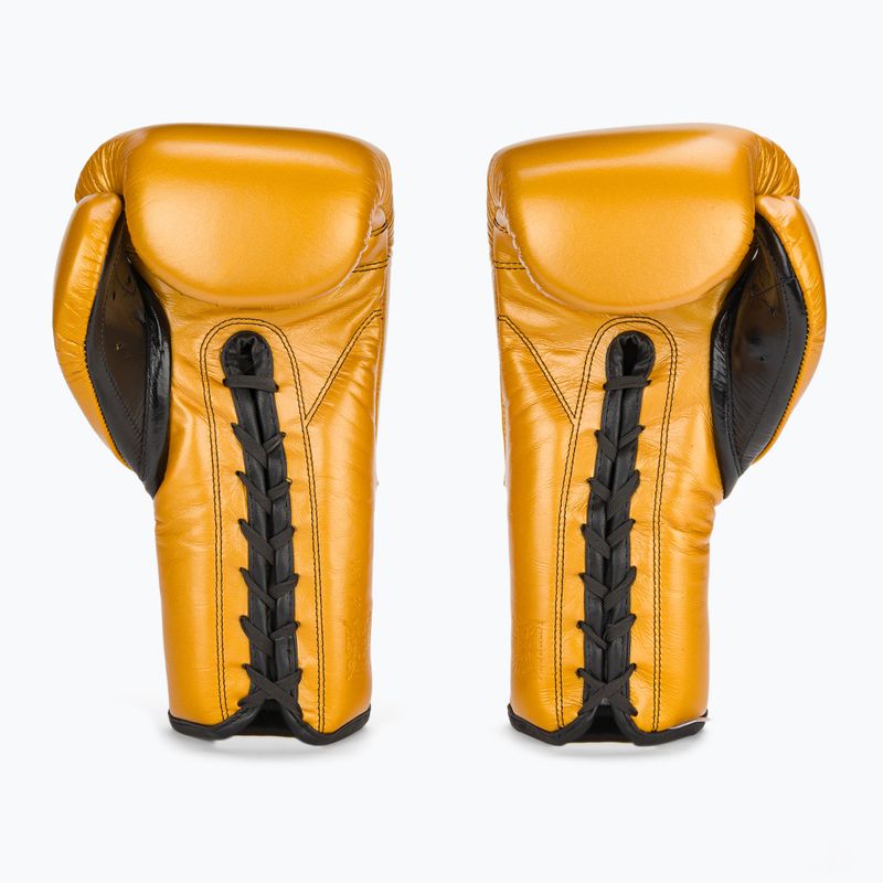 Боксови ръкавици Cleto Reyes Lace Up Sparring gold 3