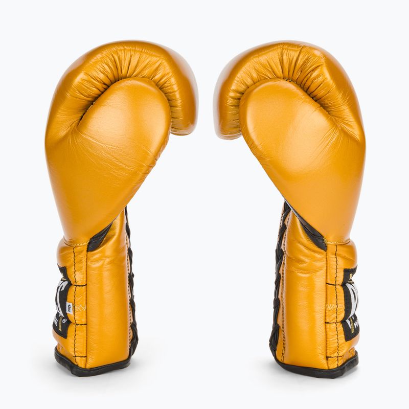 Боксови ръкавици Cleto Reyes Lace Up Sparring gold 4