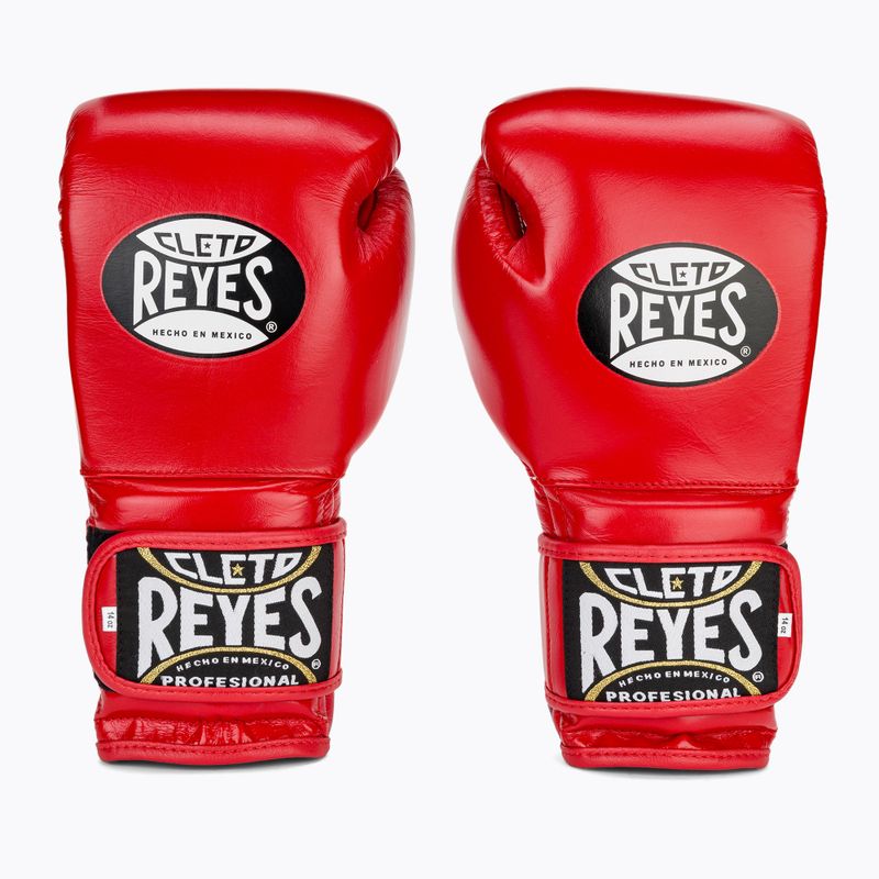 Боксови ръкавици Cleto Reyes Velcro Sparring red 2