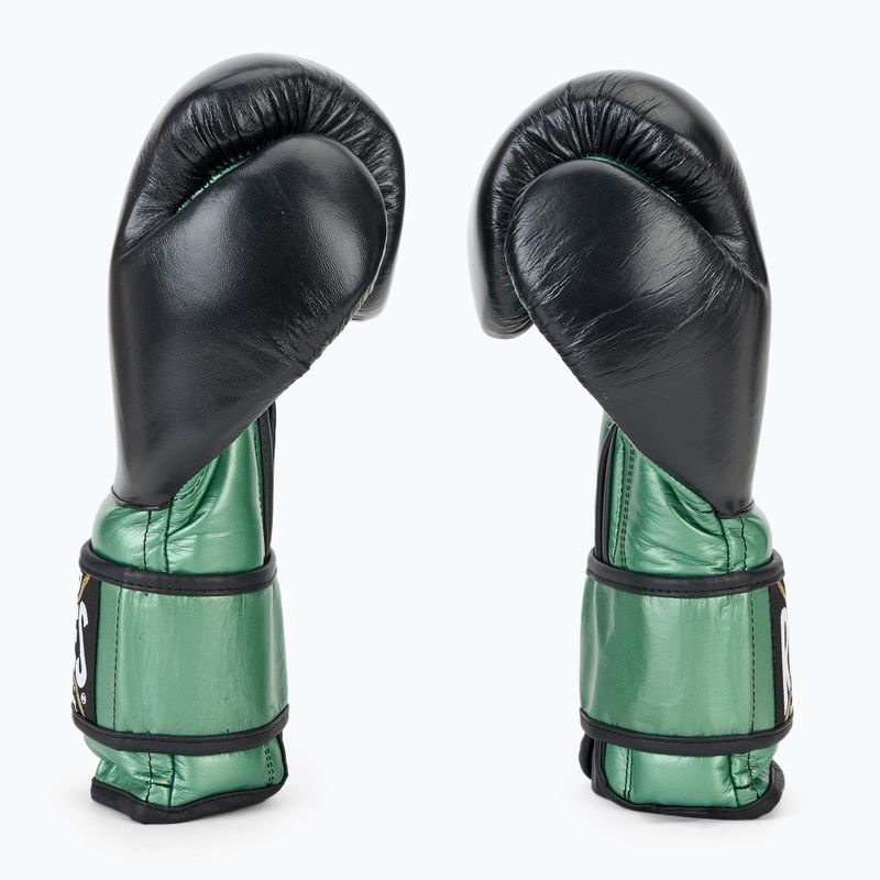 Боксови ръкавици Cleto Reyes Velcro Sparring green metallic pistachio/black 4