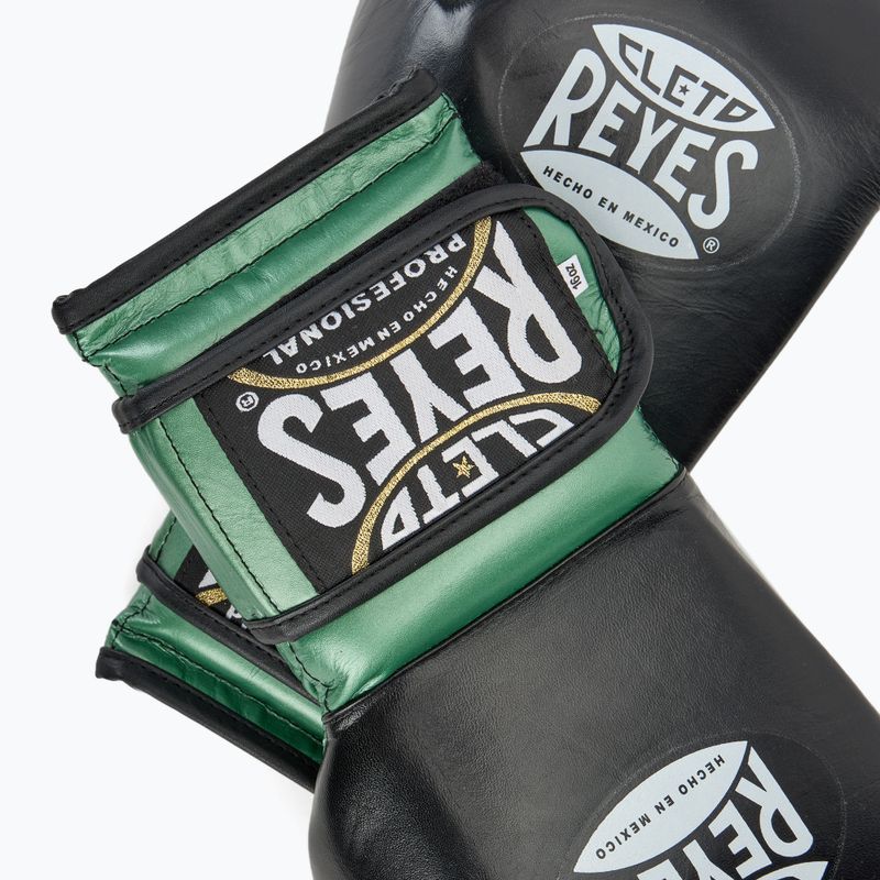 Боксови ръкавици Cleto Reyes Velcro Sparring green metallic pistachio/black 5