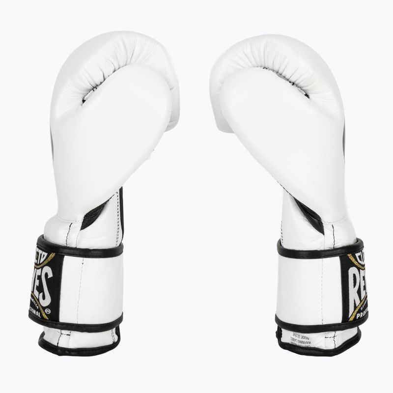 Боксови ръкавици Cleto Reyes Velcro Sparring white/black 3