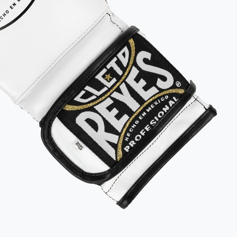 Боксови ръкавици Cleto Reyes Velcro Sparring white/black 5