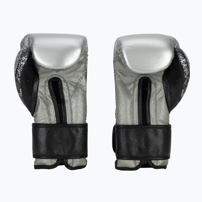 Боксови ръкавици Cleto Reyes Velcro Sparring silver/black 3