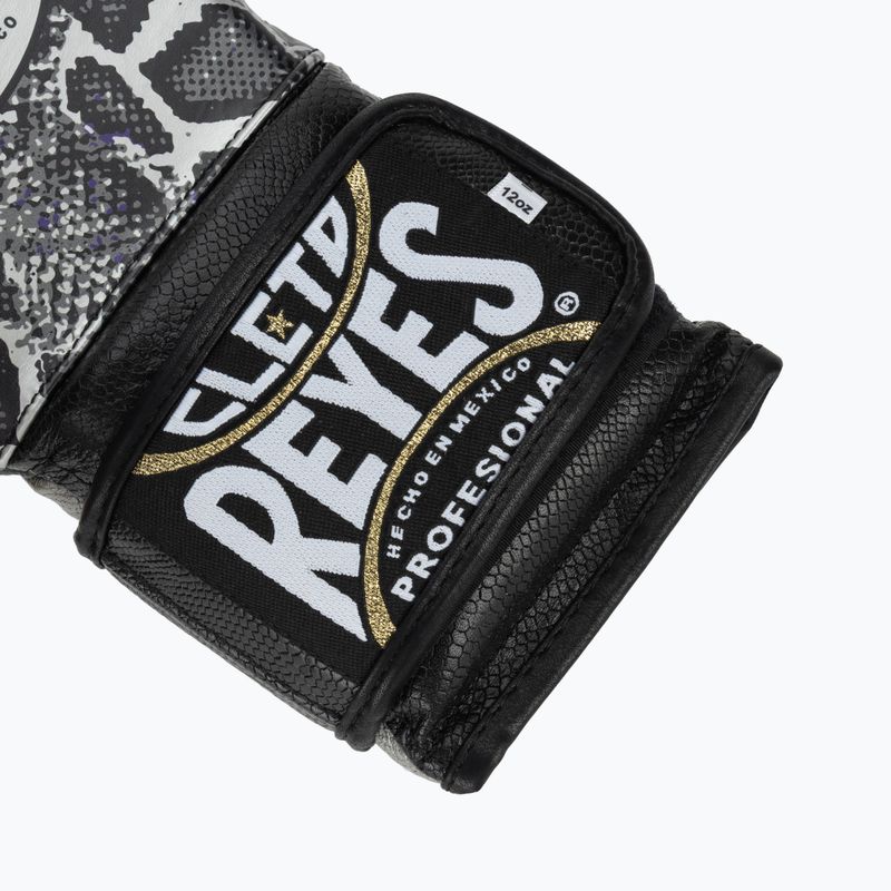 Боксови ръкавици Cleto Reyes Velcro Sparring silver/black 6