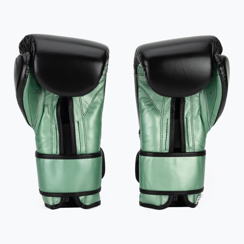 Боксьорски ръкавици Cleto Reyes Boxing Gloves With Hook green metalic / black 3