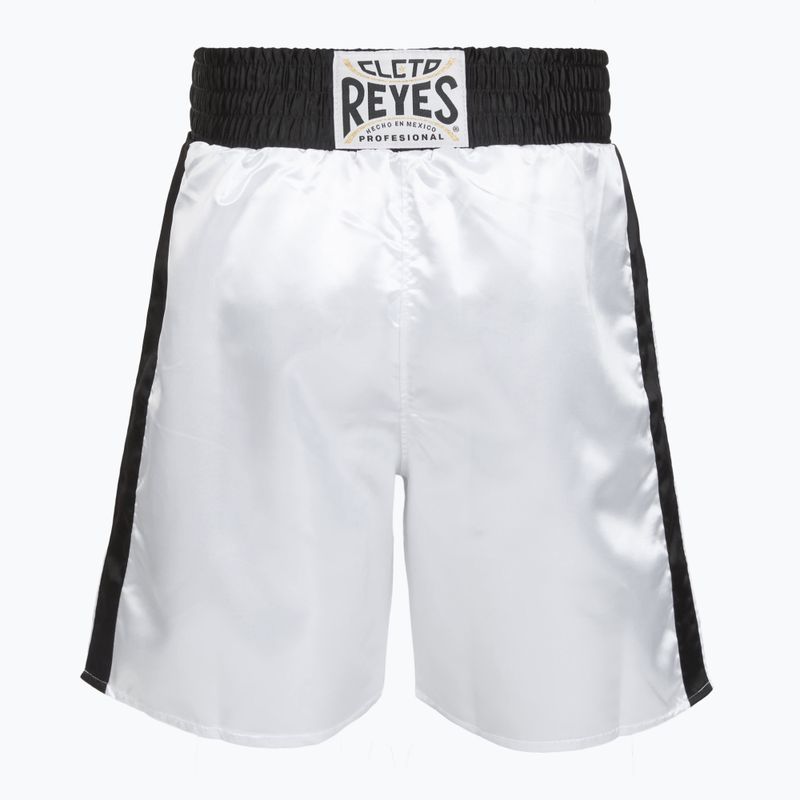 Мъжки боксови шорти Cleto Reyes Satin white/black 2