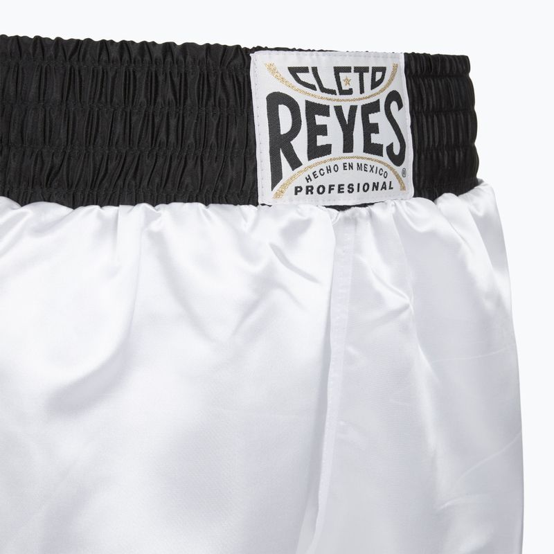 Мъжки боксови шорти Cleto Reyes Satin white/black 3