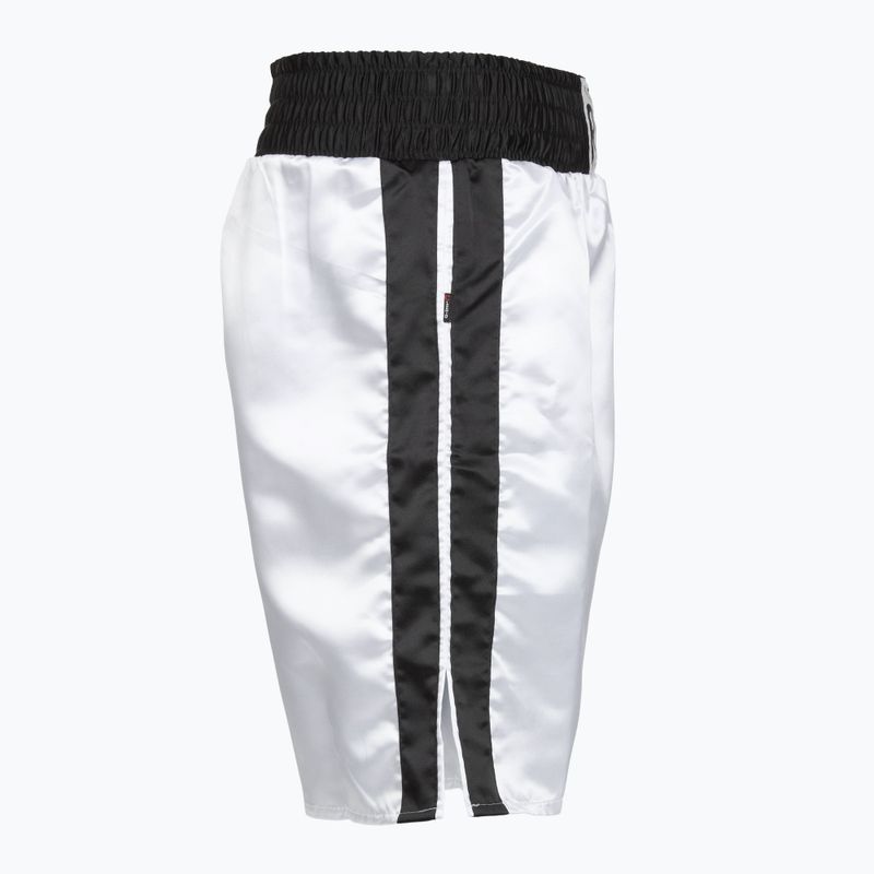 Мъжки боксови шорти Cleto Reyes Satin white/black 4