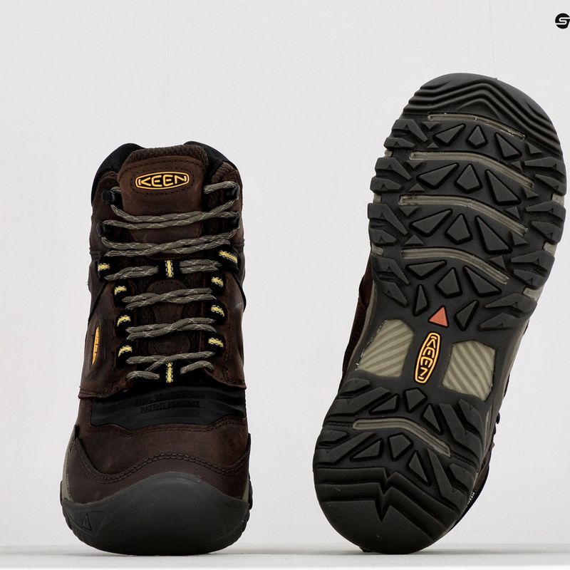 KEEN Ridge Flex Mid мъжки обувки за трекинг кафяви 1026614 17