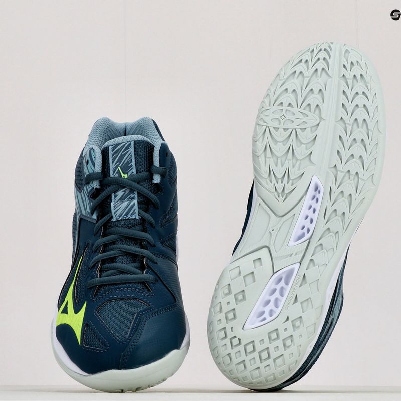 Мъжки обувки за волейбол Mizuno Thunder Blade 3 Mid blue V1GA217538 11
