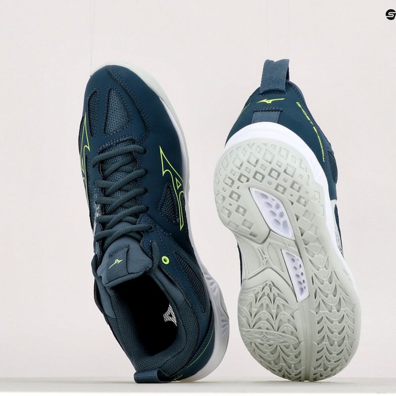 Мъжки обувки за хандбал Mizuno Ghost Shadow green X1GA218038_39.0/6.0 13