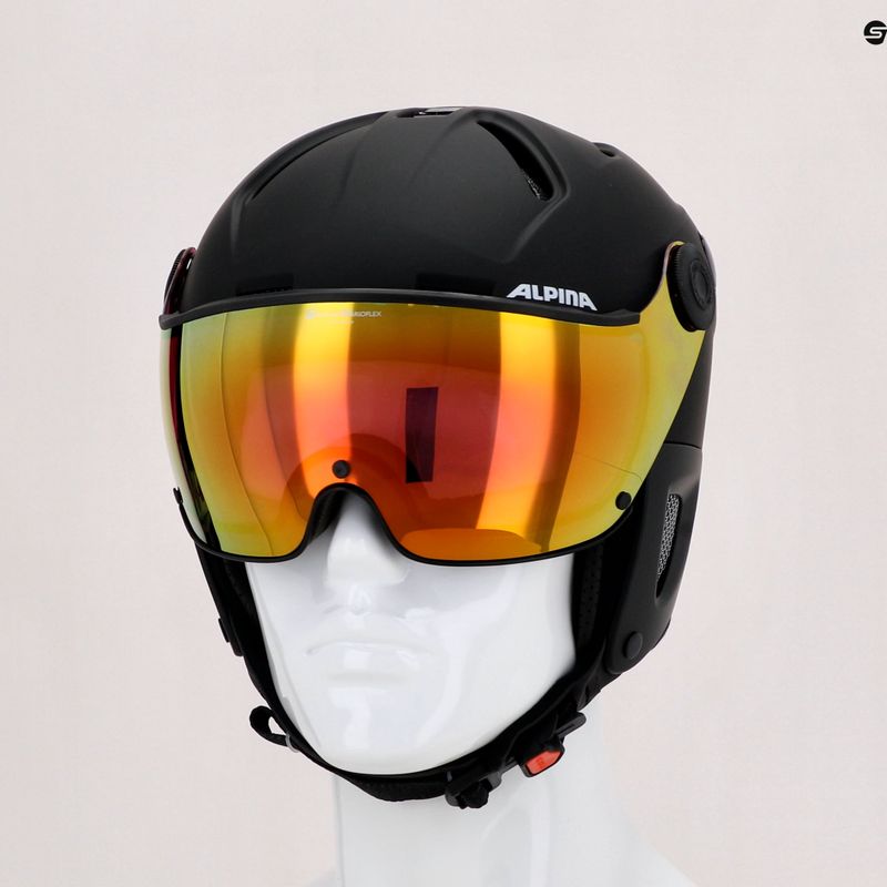 Ски каска Alpina Attelas Visor QVM black matte 5