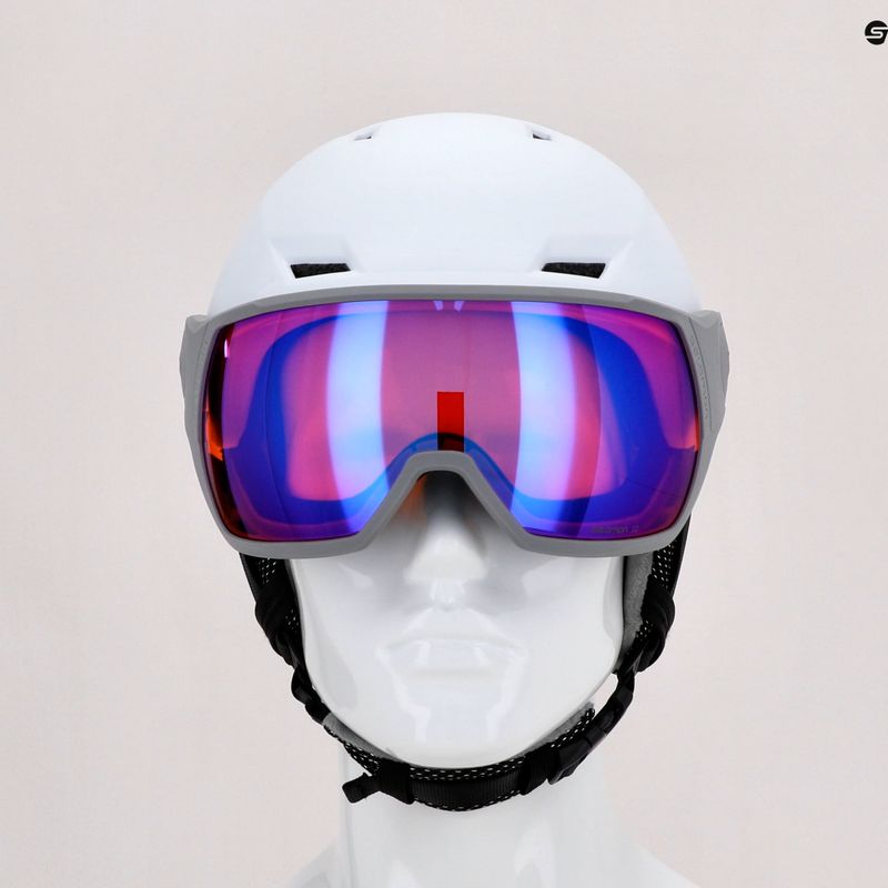 Дамска ски каска Salomon Icon Lt Visor white L41199700 9