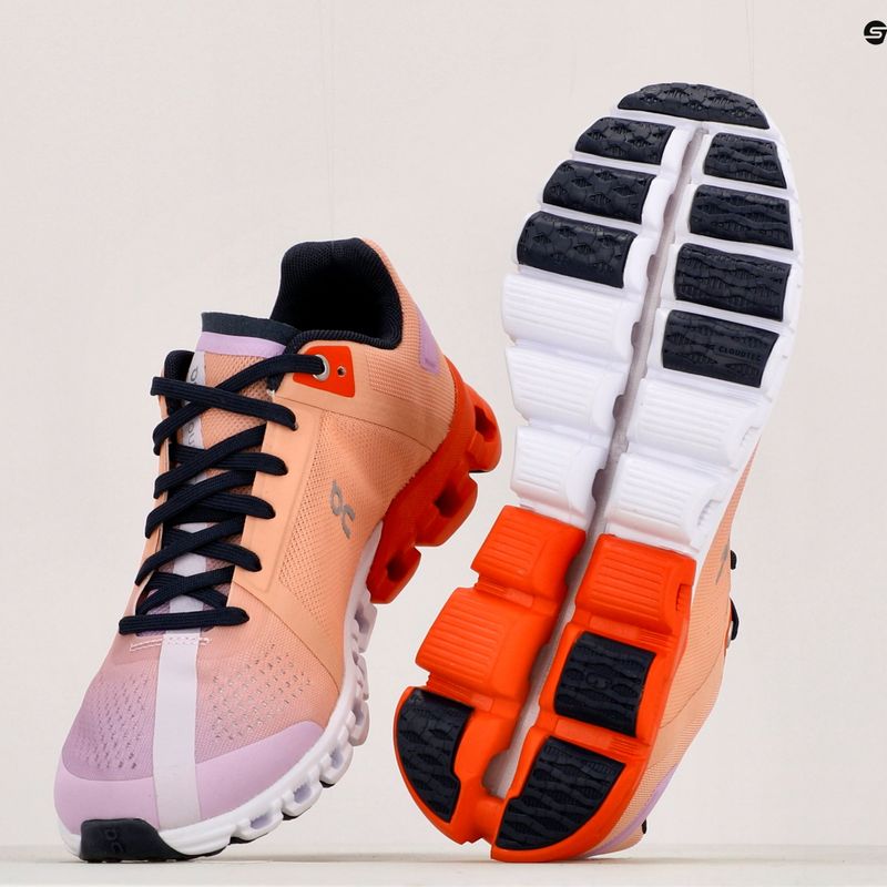 Дамски обувки за бягане On Cloudflow Rose/Fiji 3598686 17