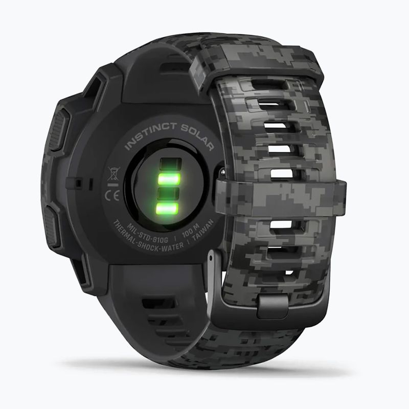 Garmin Instinct Solar Camo Edition часовник черен 010-02293-05 6