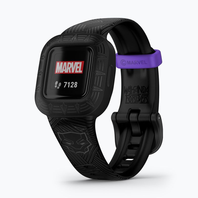 Детски смартбанд Garmin Vivofit Jr 3 Marvel Black Panther black 2