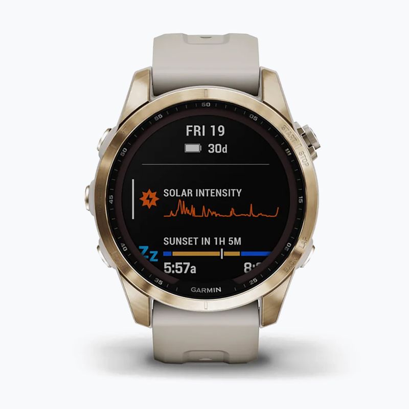 Гаранция Garmin Fenix 7S Sapphire Solar Hrm Elevate Ox златна 010-02539-21 2