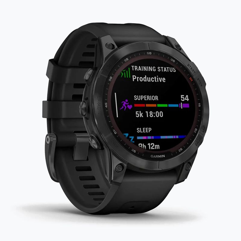 Garmin Fenix 7 Solar Hrm Elevate Ox часовник черен 010-02540-11 3