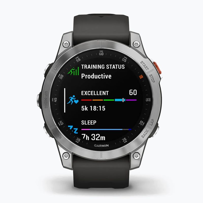 Garmin Epix 2 Hrm Elevate Ox часовник сребърен 010-02582-01 2