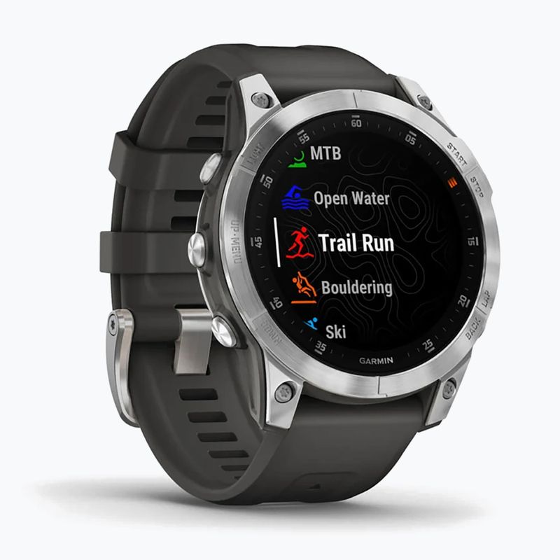 Garmin Epix 2 Hrm Elevate Ox часовник сребърен 010-02582-01 3