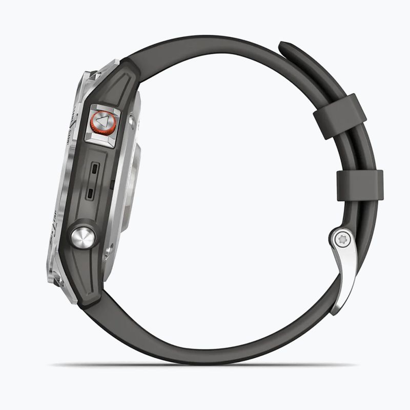 Garmin Epix 2 Hrm Elevate Ox часовник сребърен 010-02582-01 5