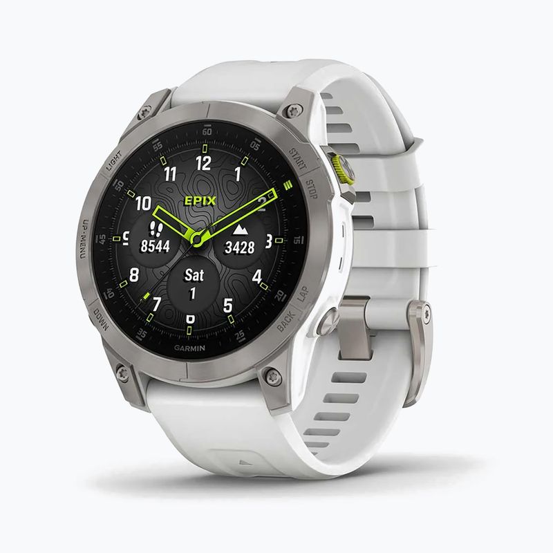 Garmin Epix 2 Sapphire HRM Elevate Ox biały 010-02582-21