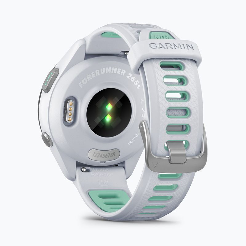 Часовник Garmin Forerunner 265S white neo tropic/mint 4