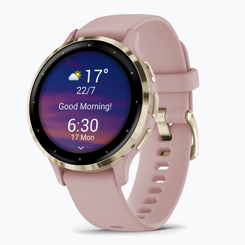 Часовник Garmin Venu 3S soft gold/dust rose 3