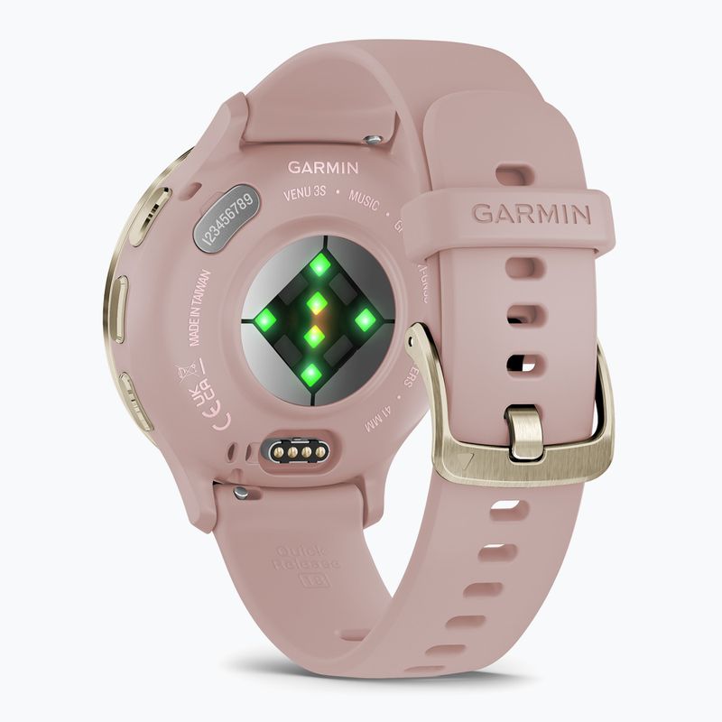 Часовник Garmin Venu 3S soft gold/dust rose 4
