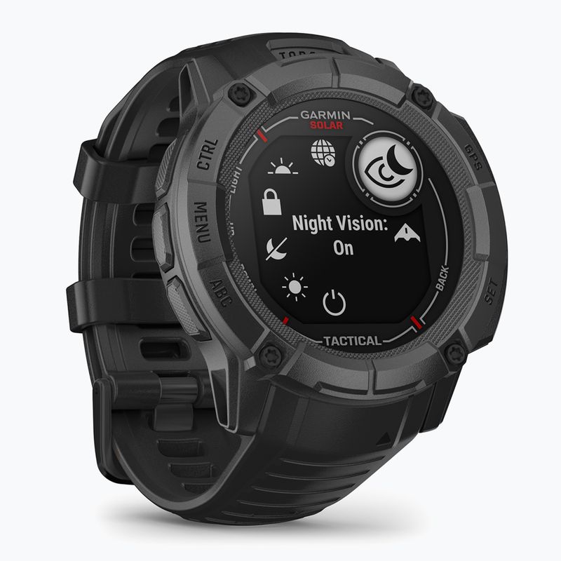 Часовник Garmin Instinct 2X Solar Tactical black 2